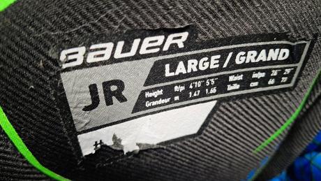 Hokejové nohavice bauer xpant jr l, bauer,l