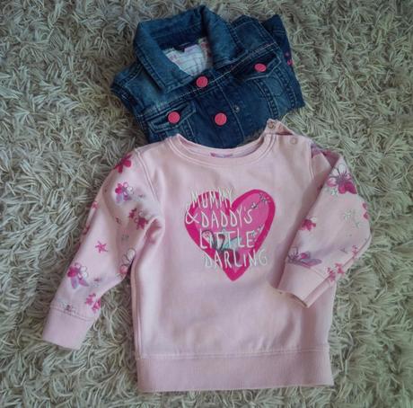 Riflová bunda + mikinka, dopodopo,92