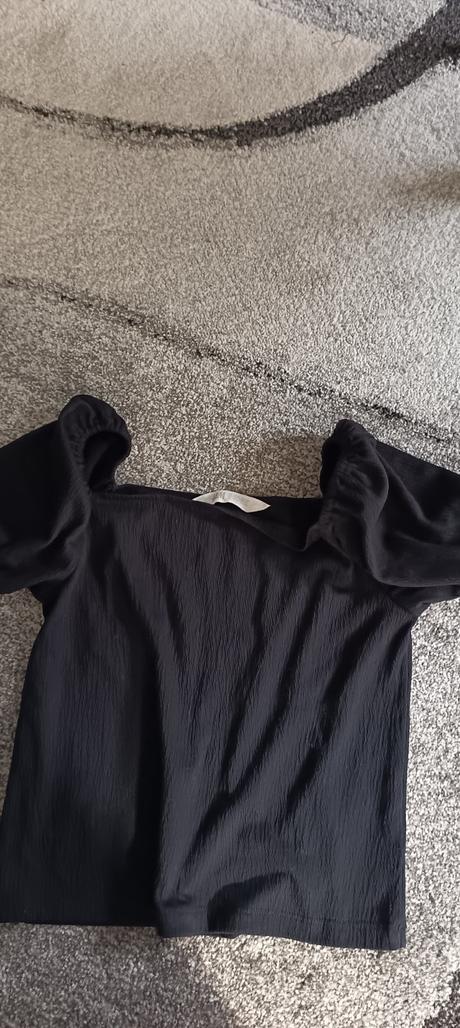 Čierny top, h&m,140