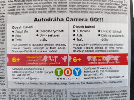Autodráha carrera go,