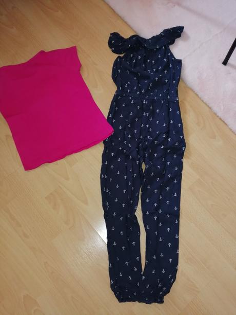Letný overalík a tričko, 122–134
