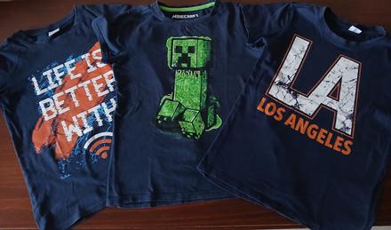 Krátke tričká pre chlapcov č.134/140, chapter young,134