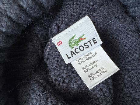 Lacoste - dve pletené čiapky, lacoste