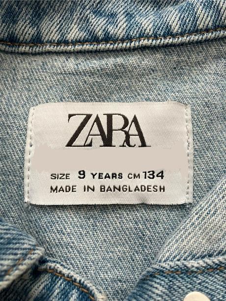 Rifľová bundička zara, zara,134