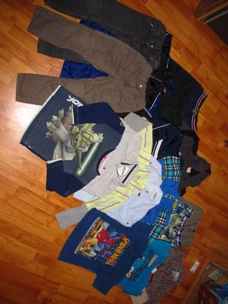 Balík oblečenia 116/122 pre chlapca, 104–116