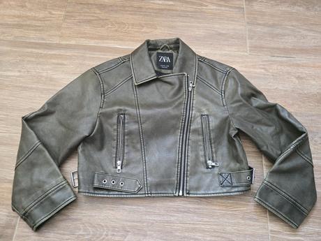 Koženková bunda č.140, zara,140