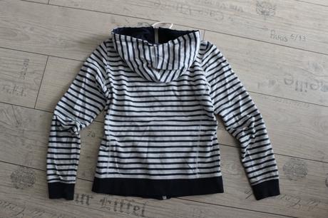 Pásikavá mikina, xs