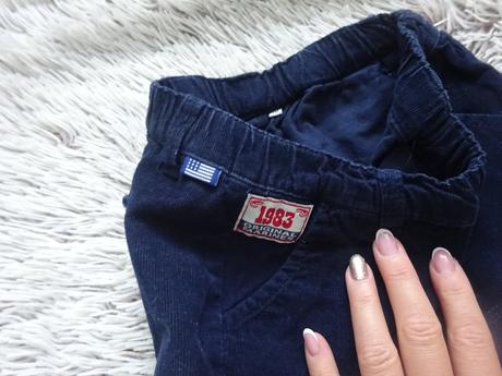 Menčestrové nohavice zn. original marines - veľ. 8, original marines,86