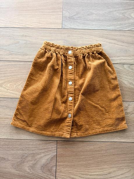 Menčestrová suknička, h&m,110