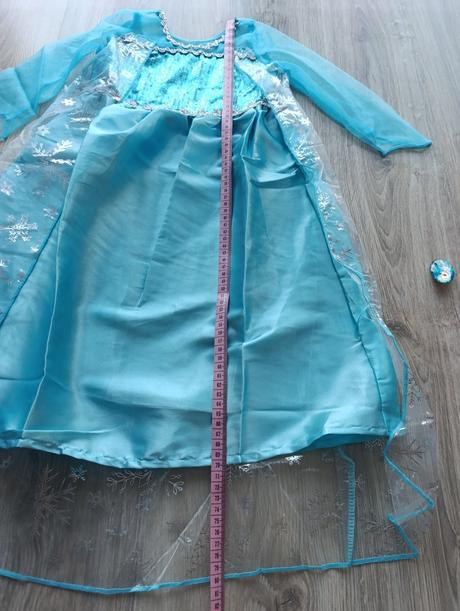 Frozen elsa šaty - 4 veľkosti 100,110,130,140,
