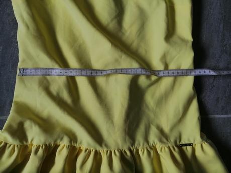 Jasnožlté šaty numoco, vs, s