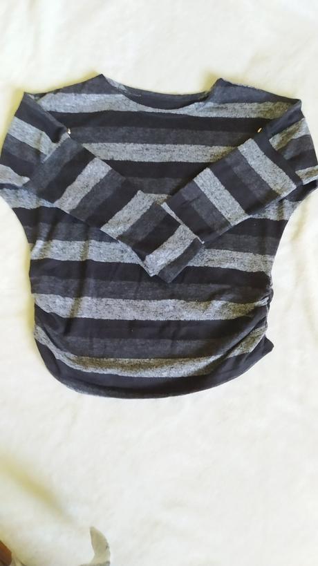 Pasikavy pulover s roll up rukavmi, 