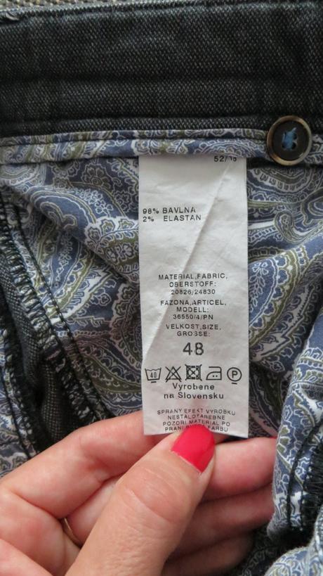 Nohavice mika rauta, 48