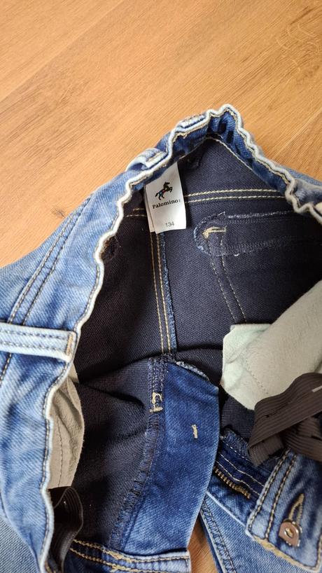 Zateplene jeany 134, palomino,134