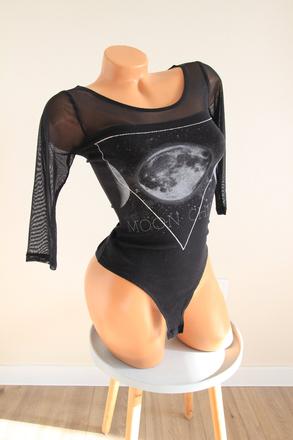 Body tričko so sieťkou, xs, xs