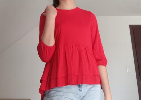 Blúzka s volanom, mohito,xs