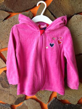 Mikina so srdiečkami, lupilu,86
