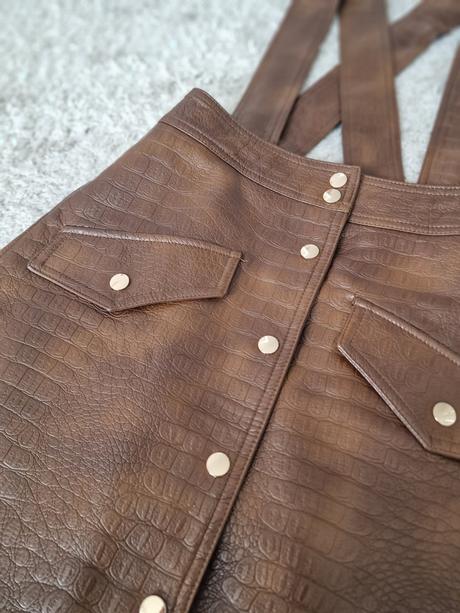 Koženková sukňa zara, zara,xs