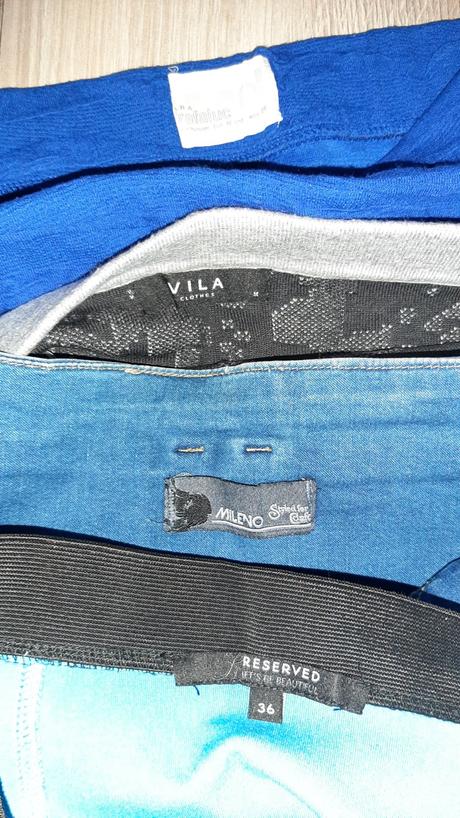 4x dámska mini sukňareserved, zara, vila, s
