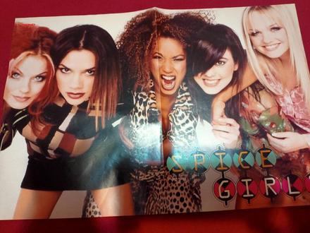 Plagát spice girls,