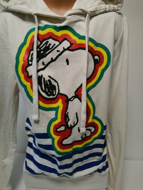 Mikina s kapucňou s motívom, peanuts, xs