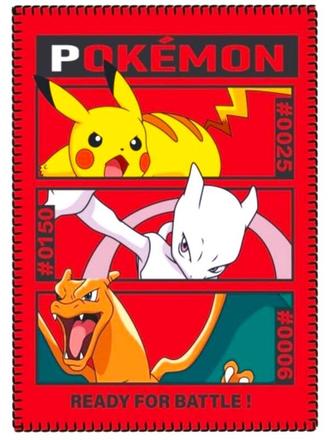 Flísová deka pokémon,