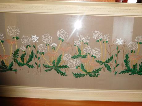 Obraz vyívaný púpavy, 