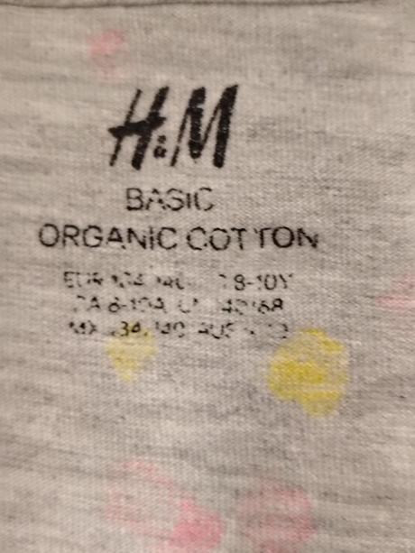 Dievčenské sivé šaty s bodkami h&m, 8-10r, 128-140, h&m,134