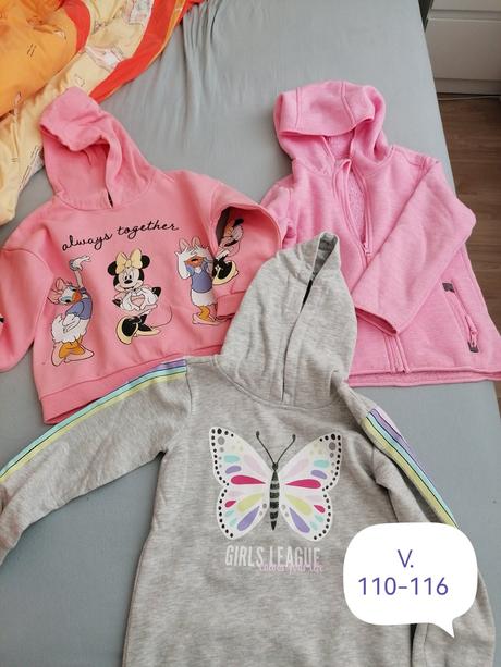 Dievčenské mikinky v. 110-116, 116