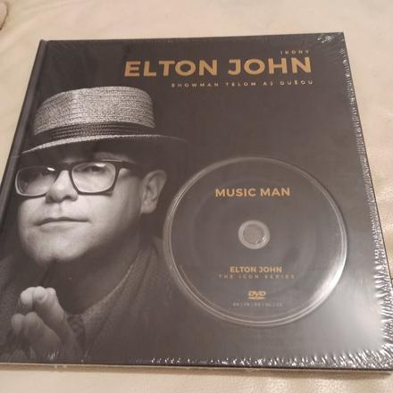 Kniha s dvd elton john, 