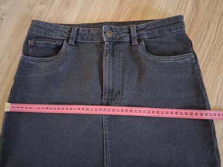 Tmavošedá riflová sukňa, esmara,38