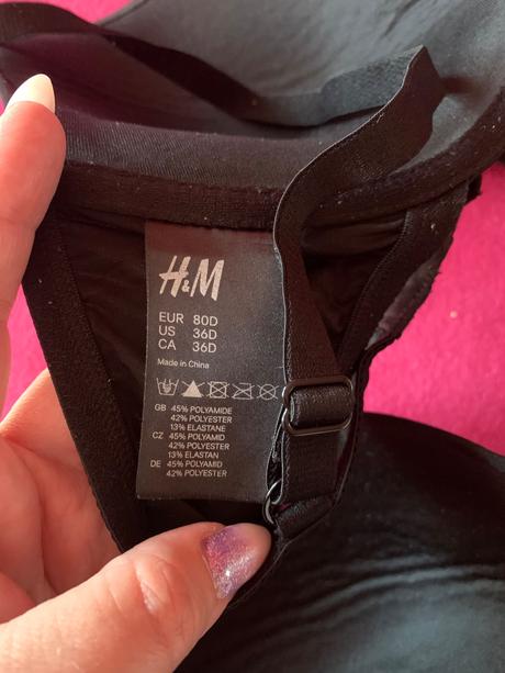 Podprsenka 2ks, h&m,80d