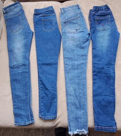 Dievčenské rifle veľkosť 146, 146