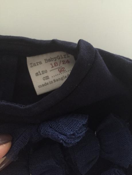 Tricko modre, zara,92
