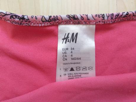 Dvojdielne plavky, h&m,34