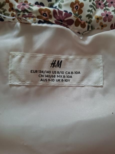 Vesta s kvetinkami, h&m,134 / 140