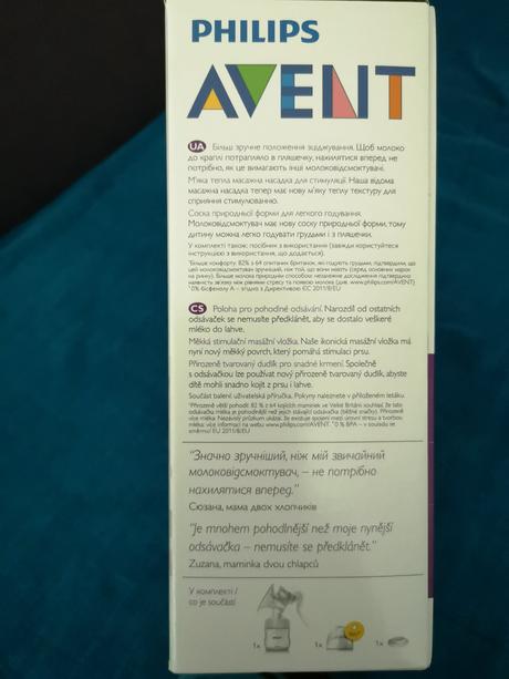 Manuálna odsávačka mlieka, 