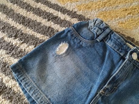 Riflová minisukňa 140/146, terranova,140