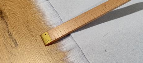 Kožušina umelá - modrá ii - cena za 10 cm - 1000 g,