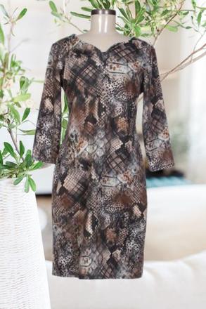 Dámske vzorované šaty dazzling, veľ. l, l