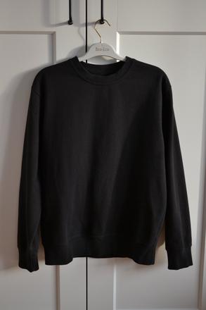 Unisex čierna mikina s, s