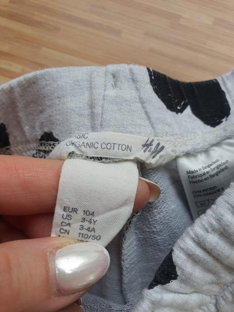 Pohodlne kratasky s vreckami, h&m,104