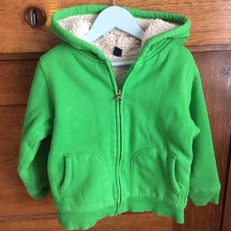 Teplá mikina gap s kožušinkovou podšívkou, gap,116