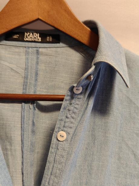 Karl lagerfeld originál košeľové šaty m/l, m
