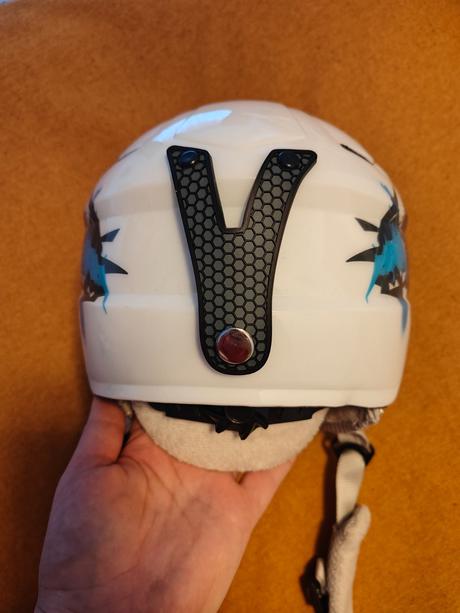 Lyžiarska prilba naxa 50-53+kukla lewro, s