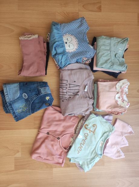 Balík vecičiek pre dievčatko 68, 68–80