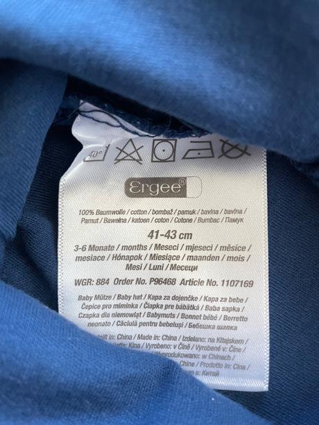 Čiapka pre bábätko 41-43 cm, ergee,62