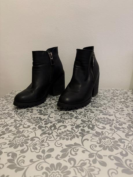 Prechodné topánky na hrubom opätku, 36