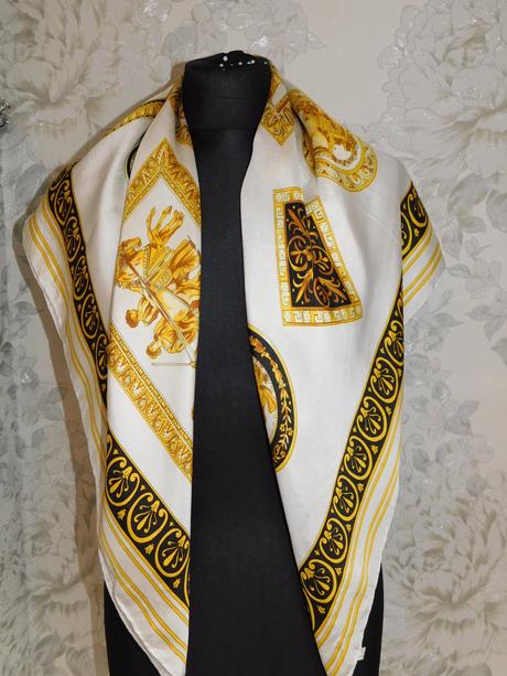 Kvalitná luxusna hodvabna elegantná šatka, l