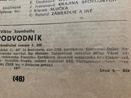 Dobrodružné romány 4ks, 